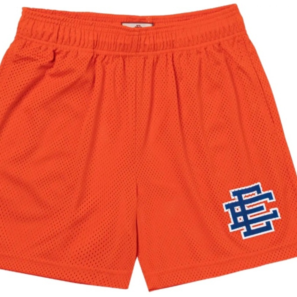 Eric Emanuel Basic Shorts. Orange. Size Small - image 1